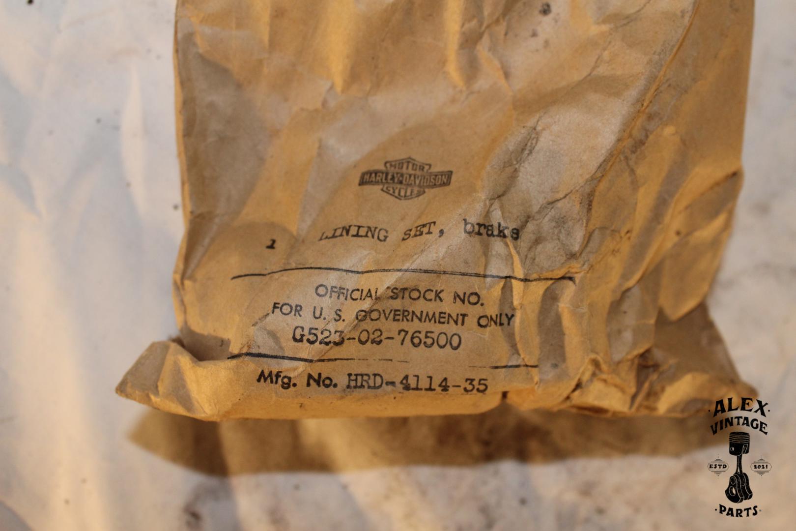 Garniture Frein NOS Harley-Davidson