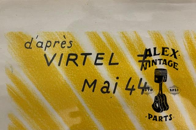 AFFICHE ¨Le Souvenir Français perpétue le culte – Virtel¨