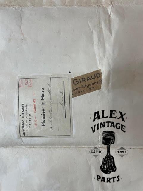 AFFICHE ¨Français ! Engage toi dans la légion tricolore ! 1942¨