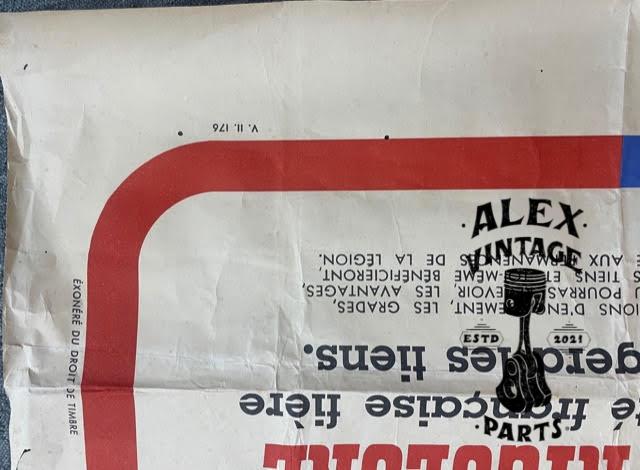 AFFICHE ¨Français ! Engage toi dans la légion tricolore ! 1942¨