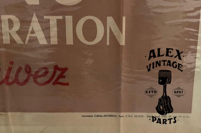 AFFICHE ¨Bons De La Libération-Souscrivez¨