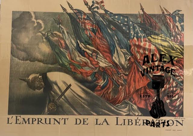 AFFICHE ¨L’emprunt de la Libération – Drapeaux¨ #2