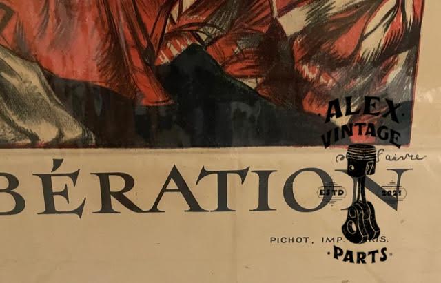 AFFICHE ¨L’emprunt de la Libération – Drapeaux¨ #2