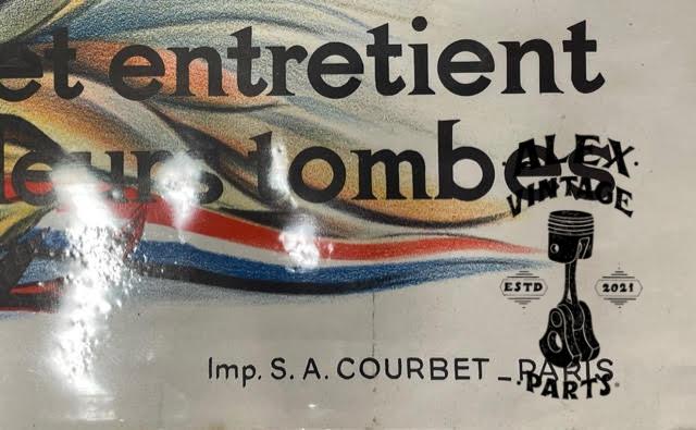 AFFICHE ¨Le Souvenir Français perpétue le culte – Virtel¨