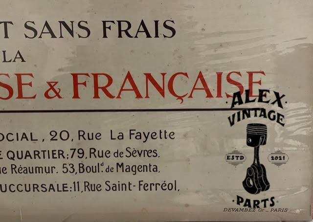 AFFICHE ¨Pour la Victoire – Banque Suisse & Française¨