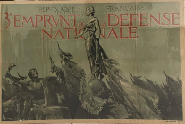 AFFICHE ¨3eme emprunt de la Défense nationale – République Française¨