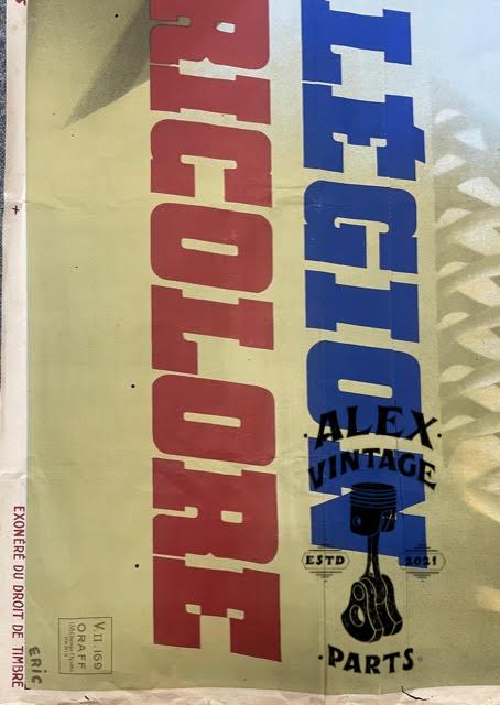 AFFICHE ¨Légion tricolore – Devant l’histoire tu ne seras pas un héros anonyme 1942¨