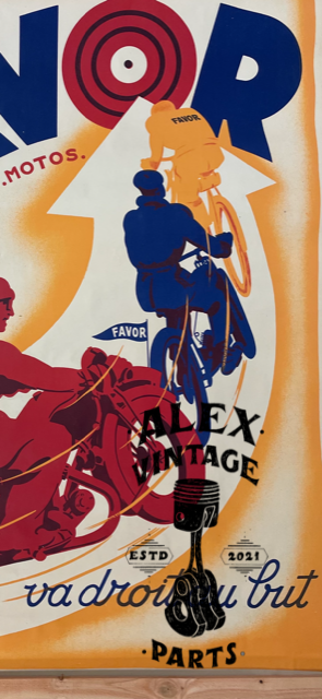 Affiche FAVOR ¨va droit au but¨