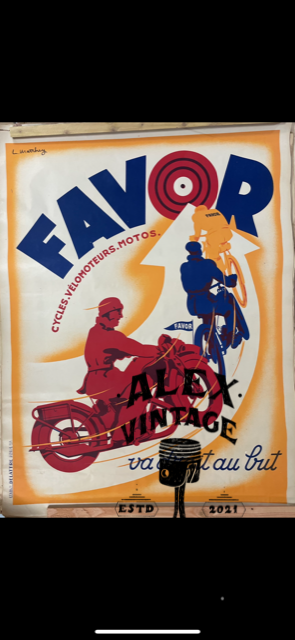 Affiche FAVOR ¨va droit au but¨