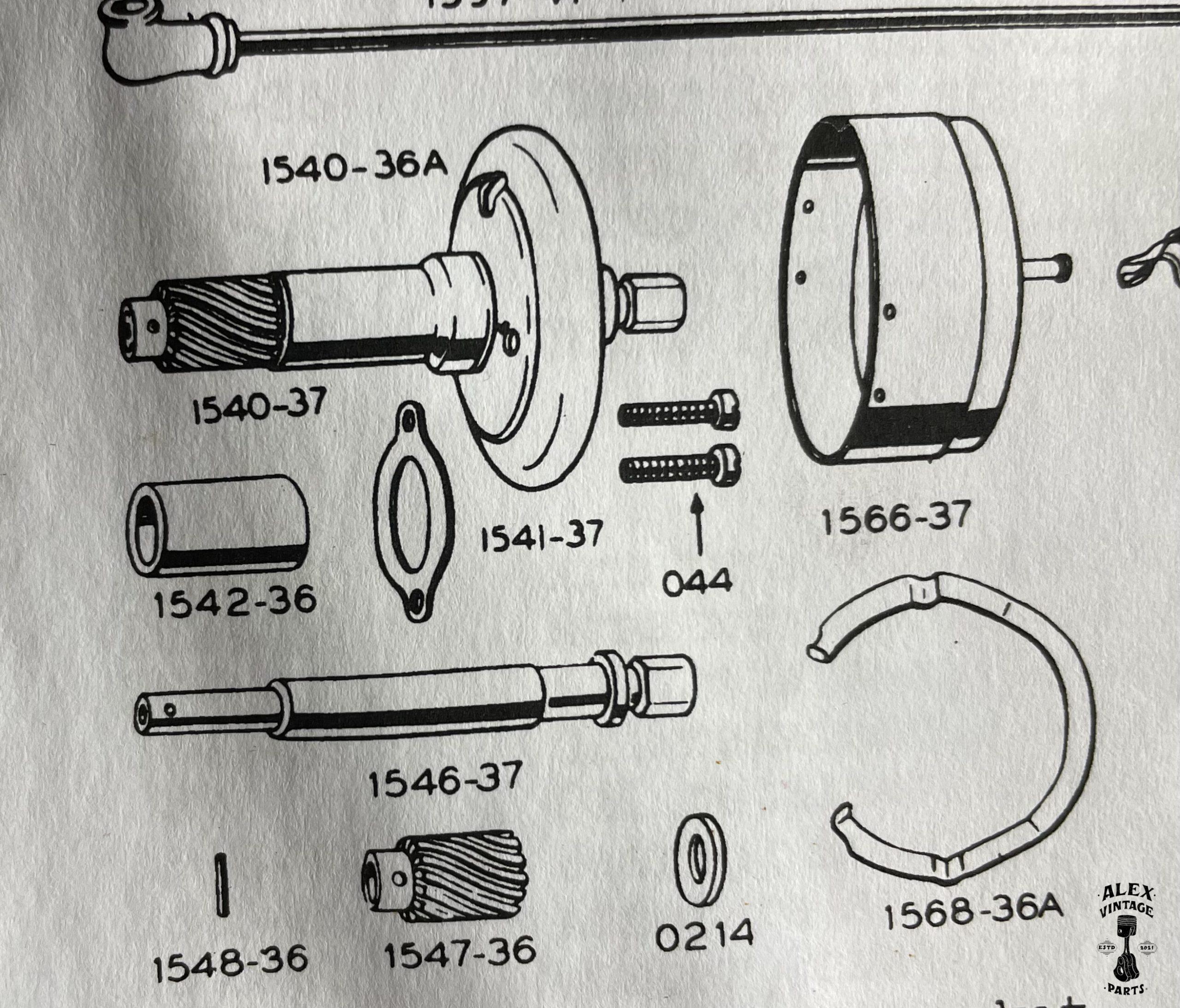 Socle allumeur Harley-Davidson 750 WLA-WLC-WL