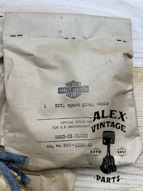 Ensembles fils de bougie NOS Harley-Davidson WLA