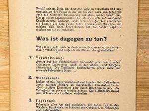 Tract Allemand pour prévenir des bombardements