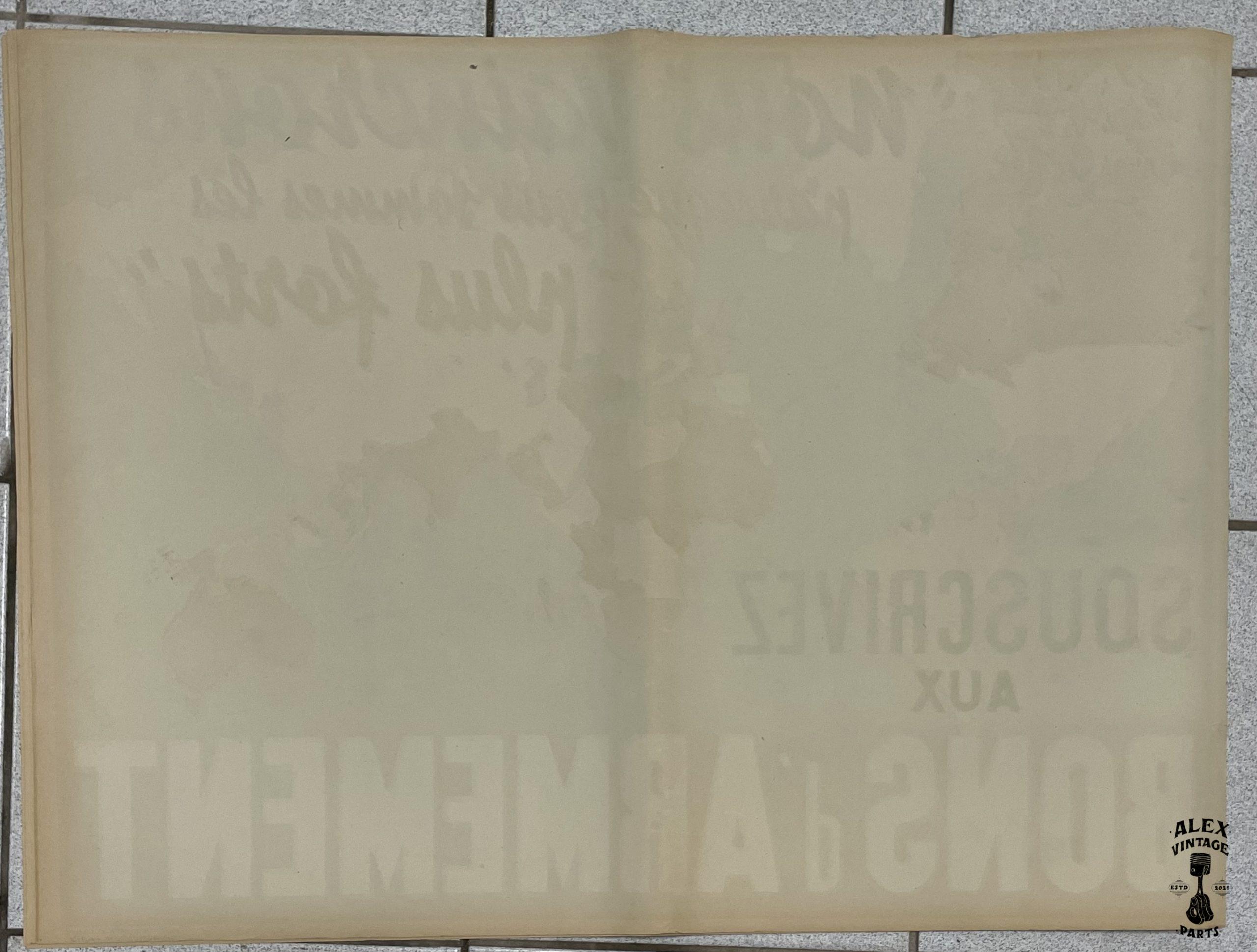 AFFICHE -« Nous vaincrons parce que nous sommes les plus forts »