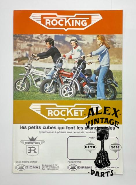 Dépliant ROCVAL ROCKING-ROCKET