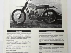 Affichette MAICO 125 GS