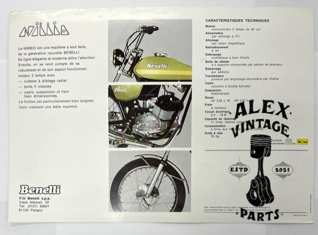 Affichette BENELLI Nibbio