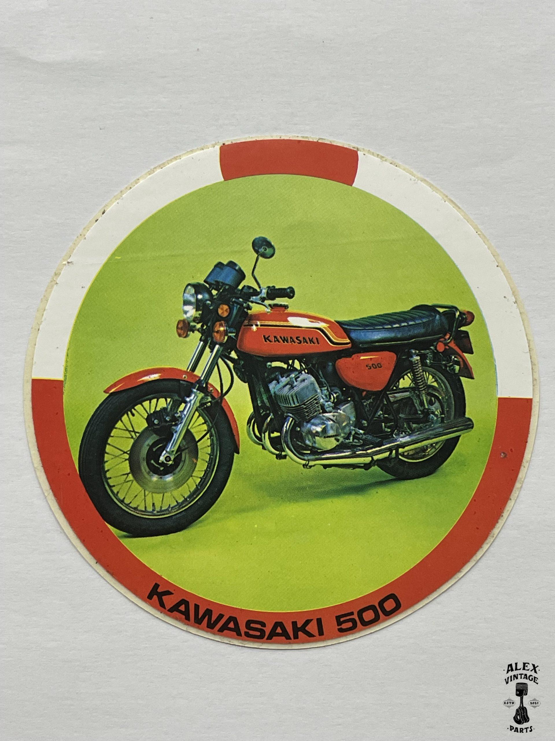 Autocollant Kawasaki 500 mach III H1 – B 1972