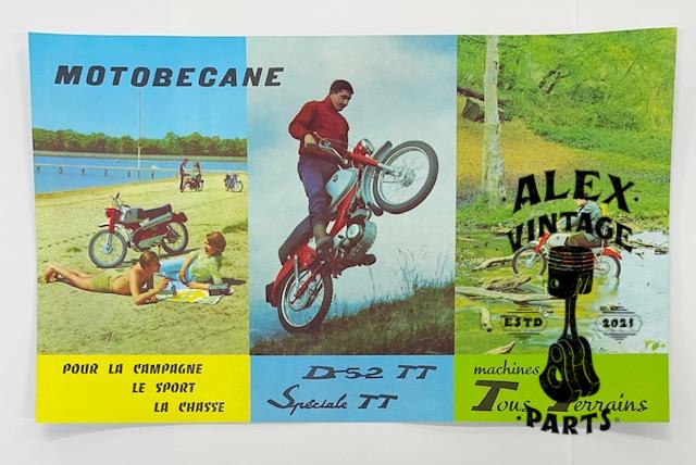Dépliant Motobécane D52 TT Spéciale TT