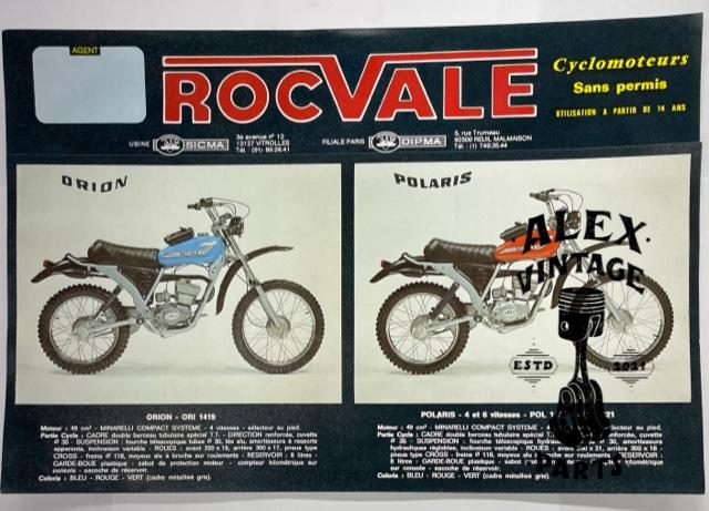 Dépliant Rocval noir