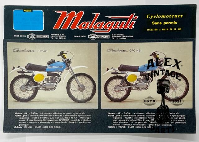 Affiche Malaguti noire