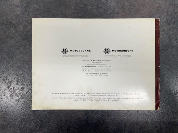 CATALOGUE VERS 1965 MOTOCONFORT - MOBYLETTE Type AU 87 EUR 35,00 CATALOGUE VERS 1965 MOTOCONFORT - MOBYLETTE Type AU 87 EUR 35,00