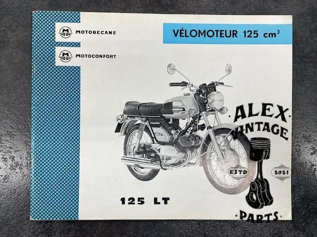 Catalogue motobécane motoconfort vélomoteur 125