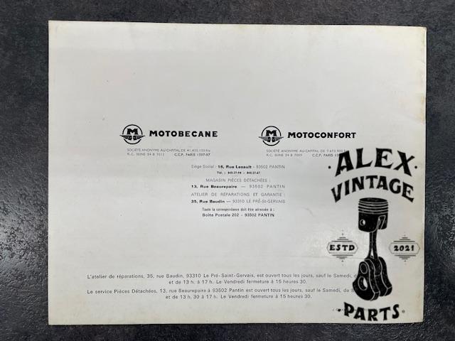 Catalogue motobécane motoconfort vélomoteur 125