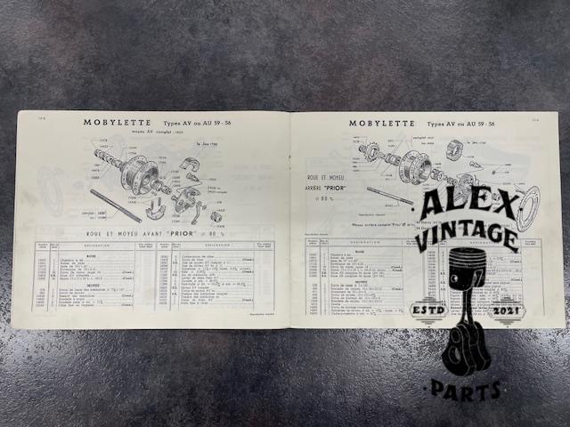 catalogue pièce motobécane – motoconfort mobylette type AV-AU