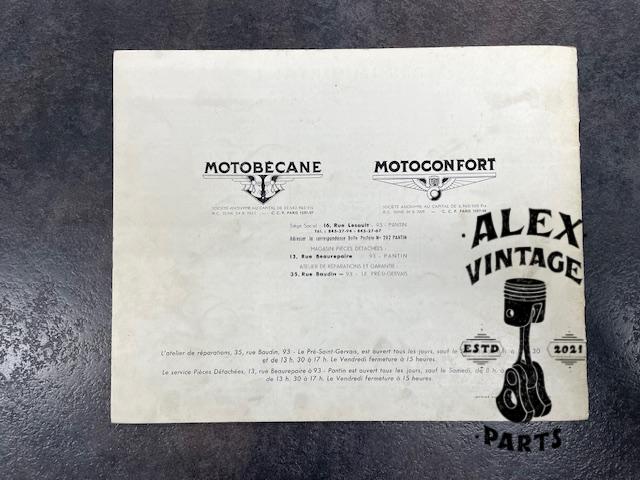 catalogue pièce motobécane – motoconfort mobylette type AV-AU