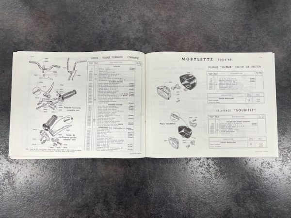 Catalogue motobécane motoconfort mobylette 40-40T