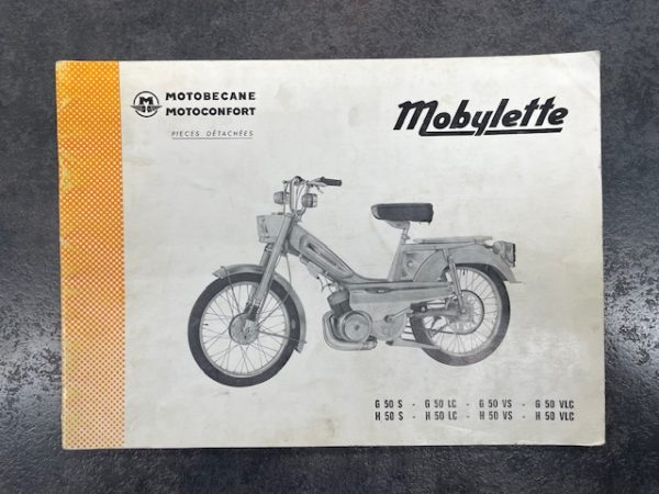 Catalogue pièce motobécane motoconfort mobylette G50 H50