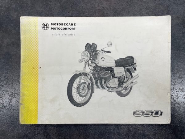 Catalogue pièce motobécane motoconfort 350