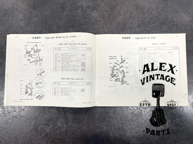 Catalogue pièce motobécane motoconfort cady M1