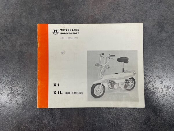 Motobécane catalogue pièce détachées X1 X1L