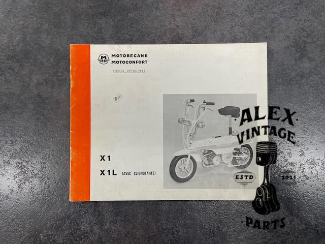 Motobécane catalogue pièce détachées X1 X1L