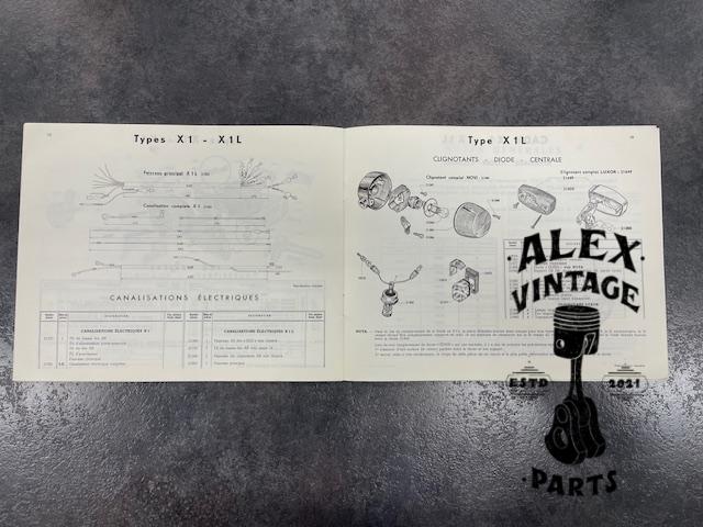 Motobécane catalogue pièce détachées X1 X1L