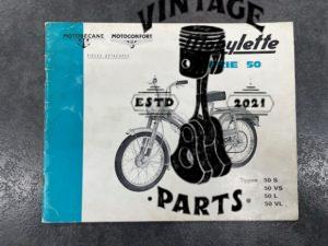 Catalogue pièce motobécane motoconfort mobylette série 50