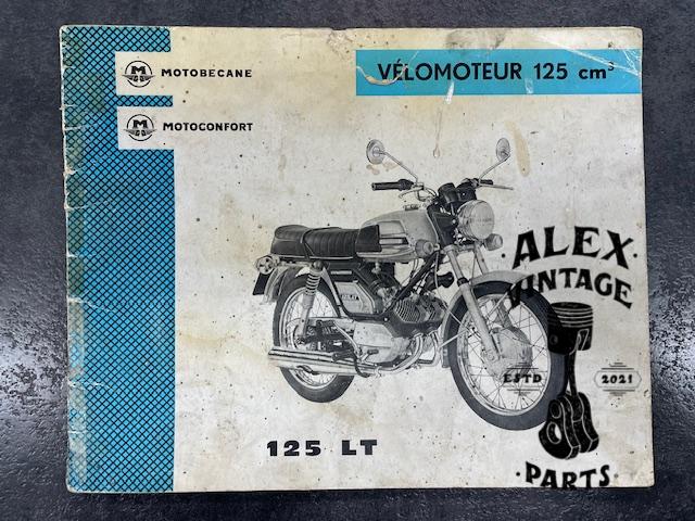 Catalogue motobécane motoconfort vélomoteur 125