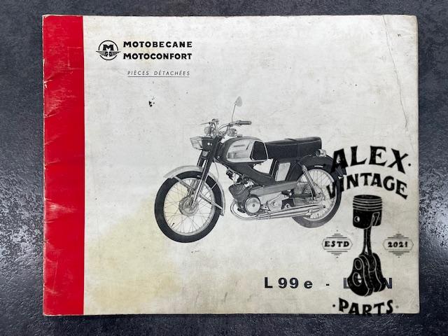 Catalogue pièce motobécane motoconfort L99e L75N