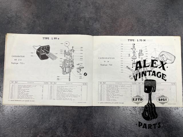 Catalogue pièce motobécane motoconfort L99e L75N
