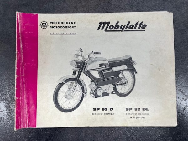 Catalogue pièce motobécane motoconfort mobylette SP93D-L