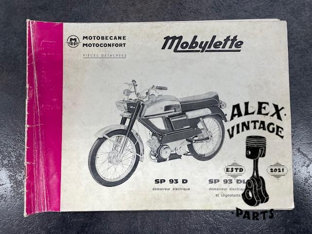 Catalogue pièce motobécane motoconfort mobylette SP93D-L