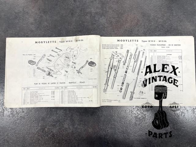 Catalogue pièce motobécane motoconfort mobylette SP93D-L