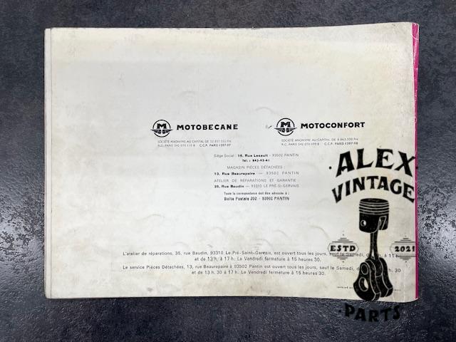 Catalogue pièce motobécane motoconfort mobylette SP93D-L