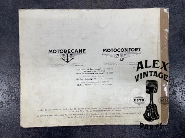 Catalogue pièce motobécane motoconfort mobylette SP 93