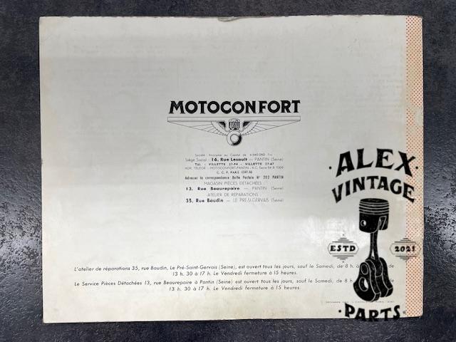 Catalogue pièce motobécane motoconfort mobylette AU98 C98