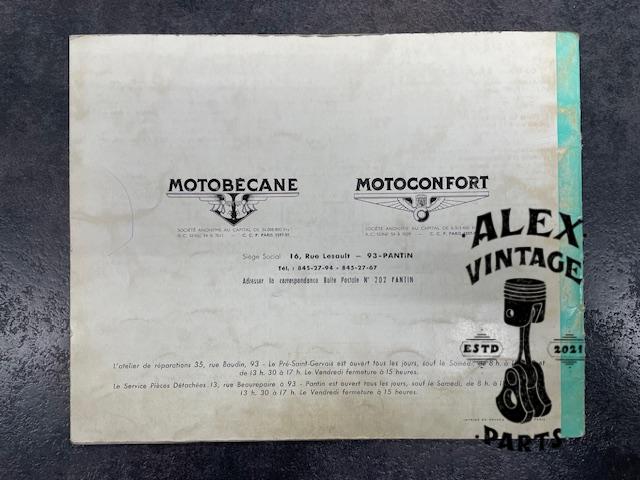 Catalogue pièce motobécane motoconfort mobylette SP TT SP 50
