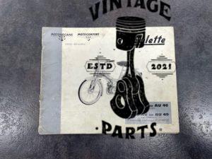 Catalogue pièce motobécane motoconfort mobylette AV46 AV49