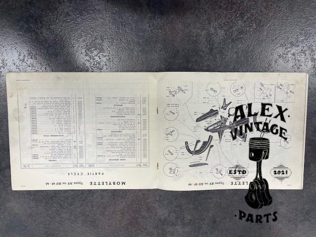 Catalogue pièce motobécane motoconfort mobylette AV46 AV49