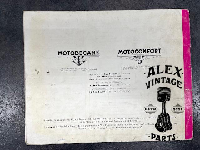 Catalogue pièce motobécane motoconfort mobylette SP93D-L